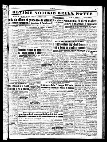 Il paese : quotidiano democratico del mattino