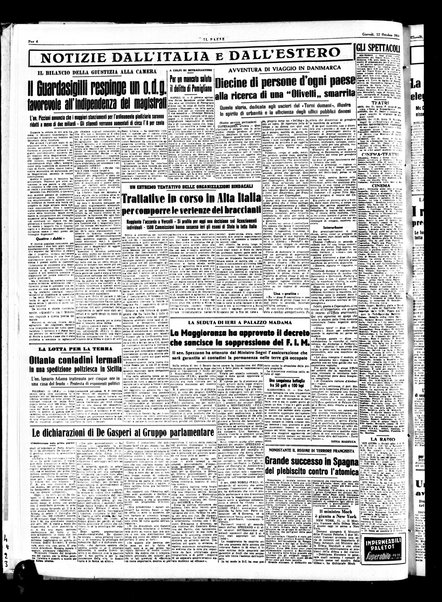 Il paese : quotidiano democratico del mattino