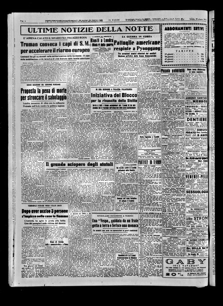 Il paese : quotidiano democratico del mattino