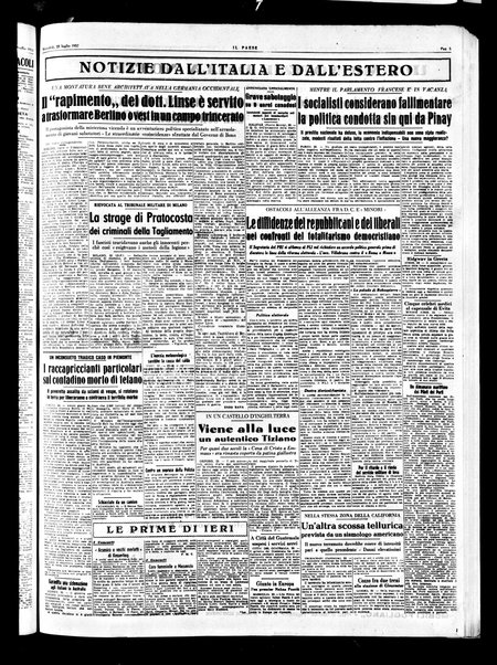 Il paese : quotidiano democratico del mattino