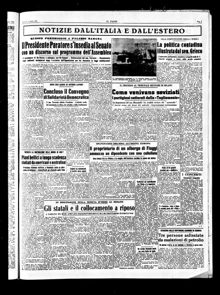 Il paese : quotidiano democratico del mattino