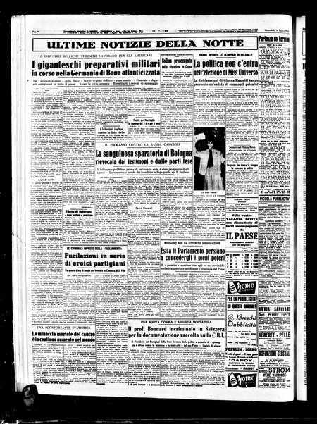 Il paese : quotidiano democratico del mattino