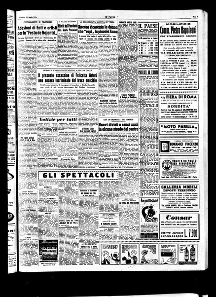 Il paese : quotidiano democratico del mattino