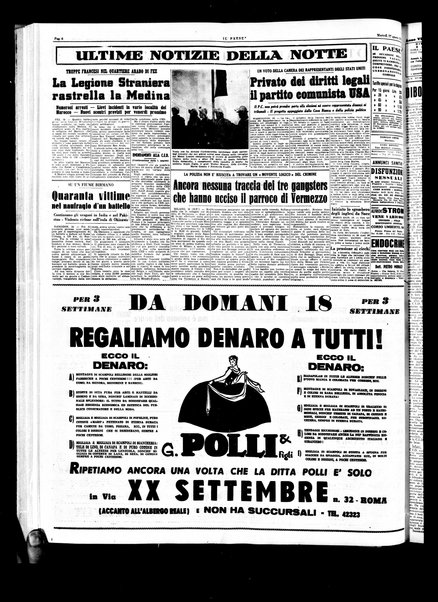 Il paese : quotidiano democratico del mattino