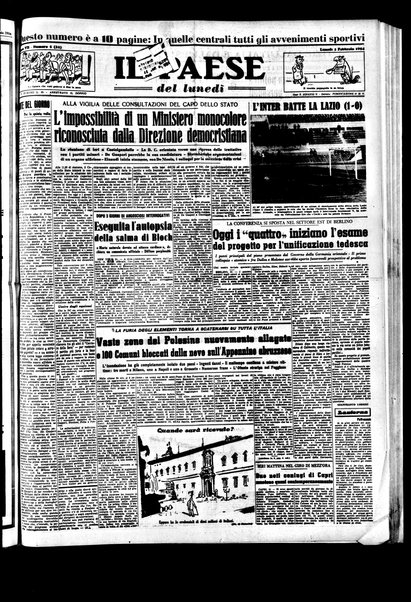 Il paese : quotidiano democratico del mattino