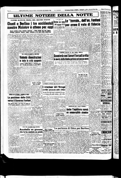 Il paese : quotidiano democratico del mattino