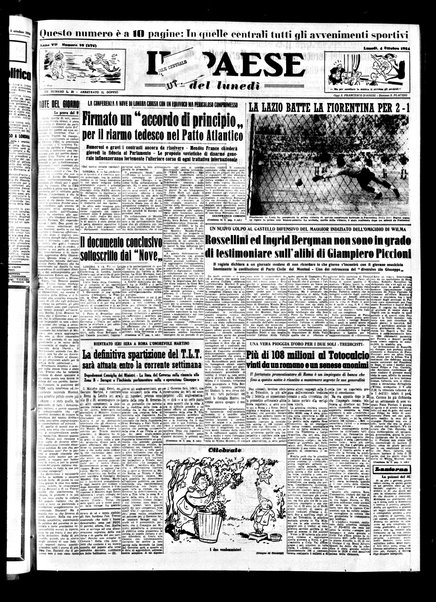 Il paese : quotidiano democratico del mattino