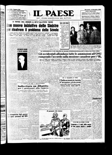 Il paese : quotidiano democratico del mattino