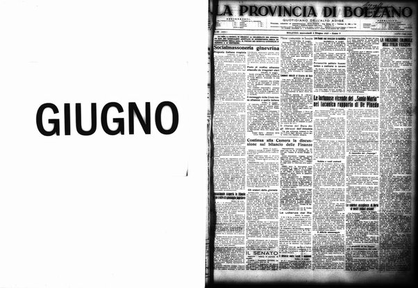 La provincia di Bolzano : quotidiano del Partito nazionale fascista