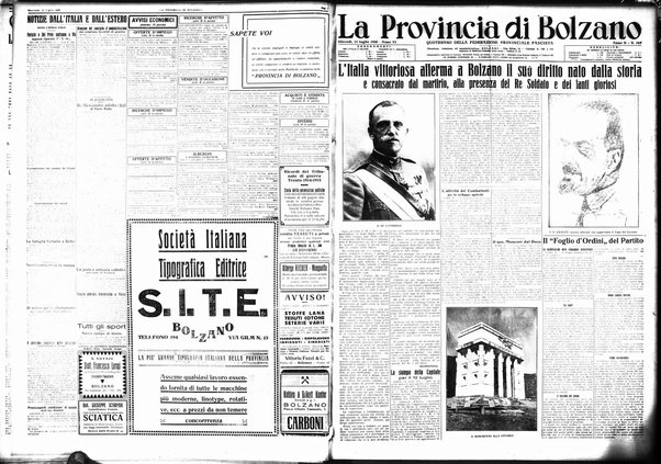 La provincia di Bolzano : quotidiano del Partito nazionale fascista