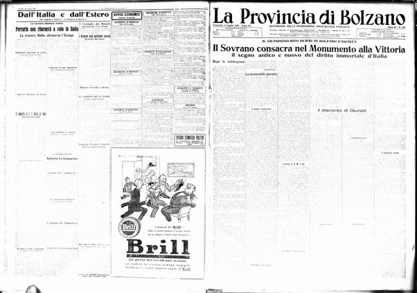 La provincia di Bolzano : quotidiano del Partito nazionale fascista