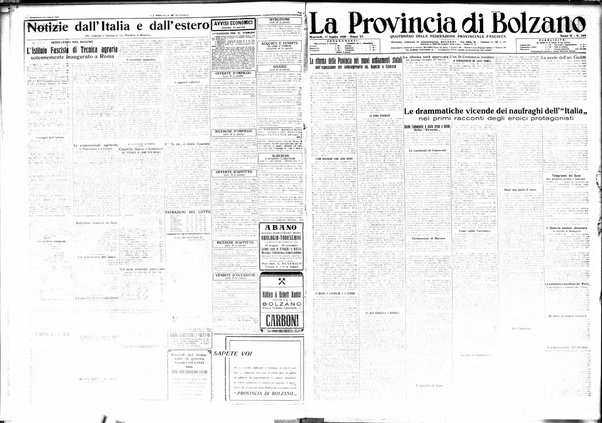 La provincia di Bolzano : quotidiano del Partito nazionale fascista