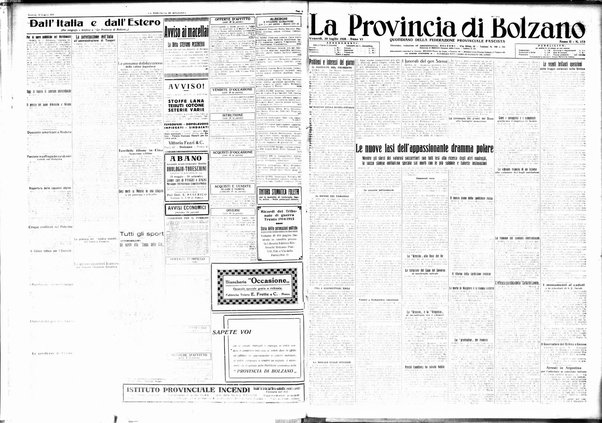 La provincia di Bolzano : quotidiano del Partito nazionale fascista