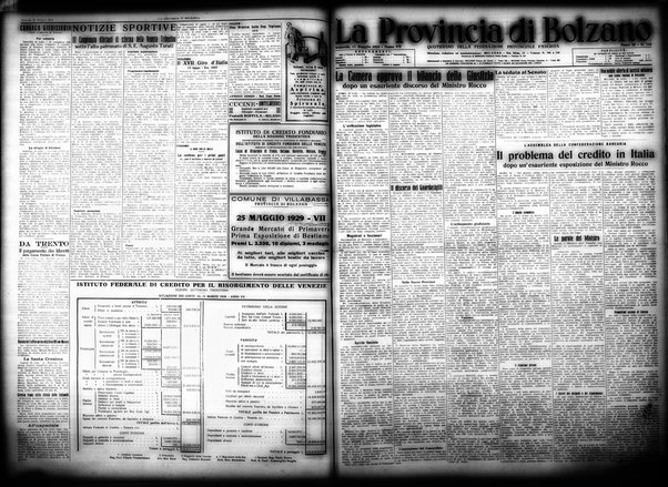 La provincia di Bolzano : quotidiano del Partito nazionale fascista