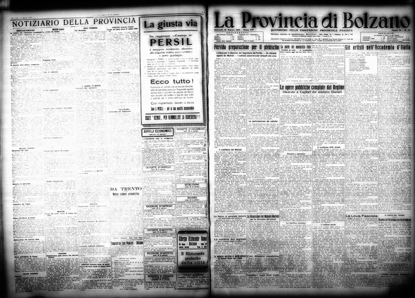 La provincia di Bolzano : quotidiano del Partito nazionale fascista