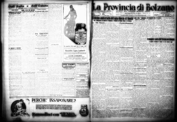 La provincia di Bolzano : quotidiano del Partito nazionale fascista