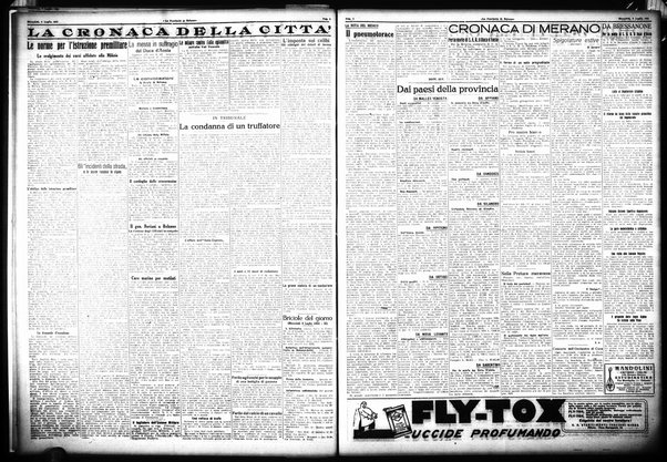 La provincia di Bolzano : quotidiano del Partito nazionale fascista