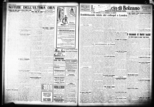 La provincia di Bolzano : quotidiano del Partito nazionale fascista