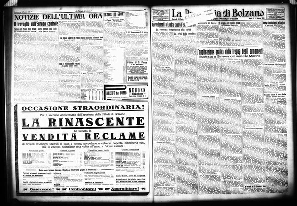 La provincia di Bolzano : quotidiano del Partito nazionale fascista