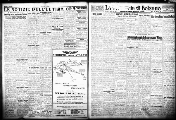 La provincia di Bolzano : quotidiano del Partito nazionale fascista