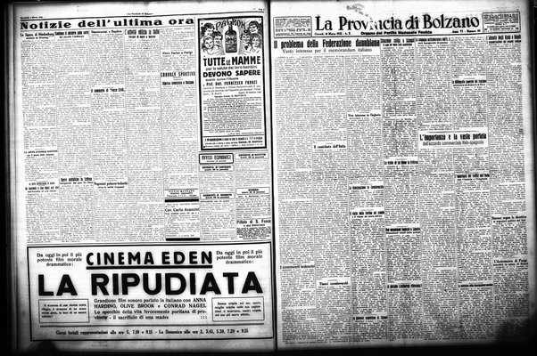 La provincia di Bolzano : quotidiano del Partito nazionale fascista