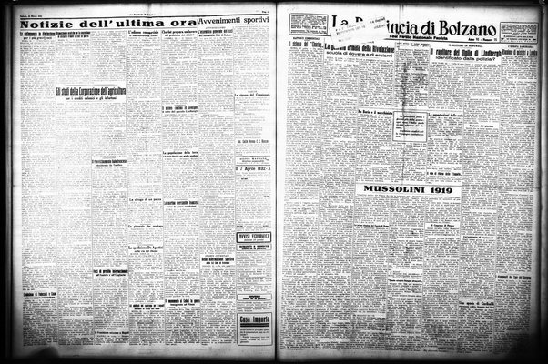 La provincia di Bolzano : quotidiano del Partito nazionale fascista