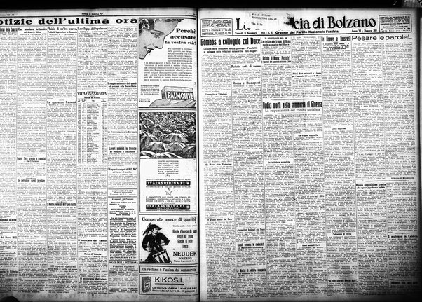 La provincia di Bolzano : quotidiano del Partito nazionale fascista