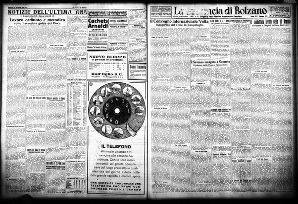 La provincia di Bolzano : quotidiano del Partito nazionale fascista