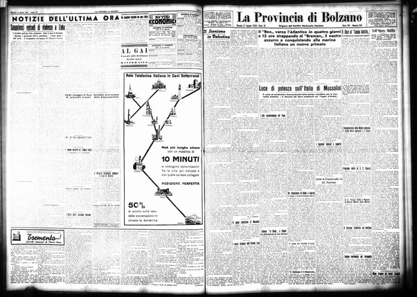 La provincia di Bolzano : quotidiano del Partito nazionale fascista