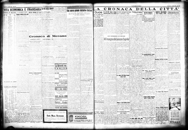 La provincia di Bolzano : quotidiano del Partito nazionale fascista