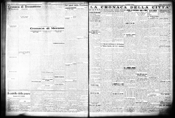 La provincia di Bolzano : quotidiano del Partito nazionale fascista