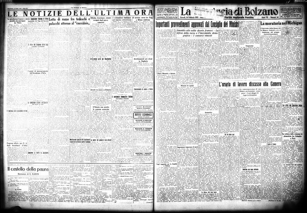 La provincia di Bolzano : quotidiano del Partito nazionale fascista