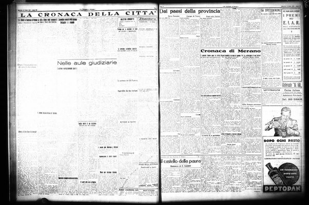 La provincia di Bolzano : quotidiano del Partito nazionale fascista