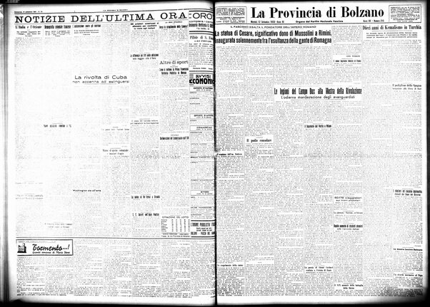 La provincia di Bolzano : quotidiano del Partito nazionale fascista