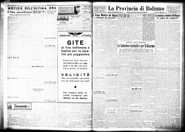 La provincia di Bolzano : quotidiano del Partito nazionale fascista