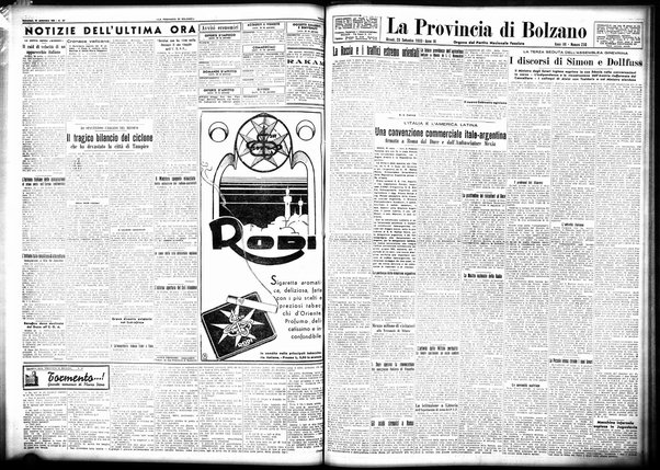 La provincia di Bolzano : quotidiano del Partito nazionale fascista