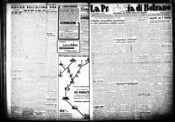 La provincia di Bolzano : quotidiano del Partito nazionale fascista