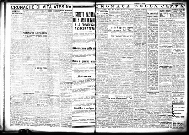 La provincia di Bolzano : quotidiano del Partito nazionale fascista