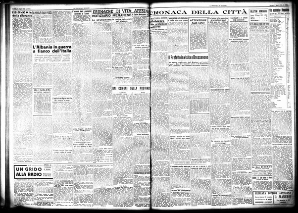 La provincia di Bolzano : quotidiano del Partito nazionale fascista