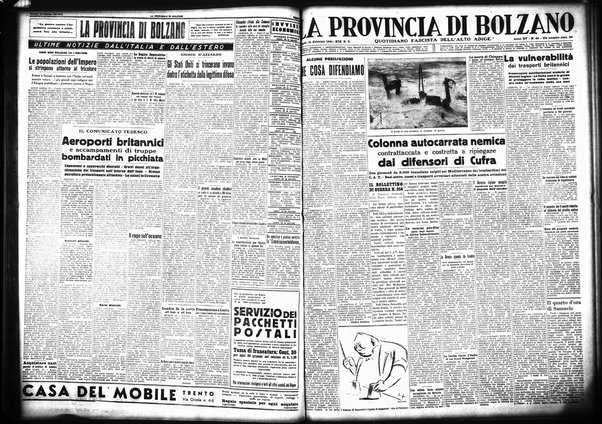 La provincia di Bolzano : quotidiano del Partito nazionale fascista