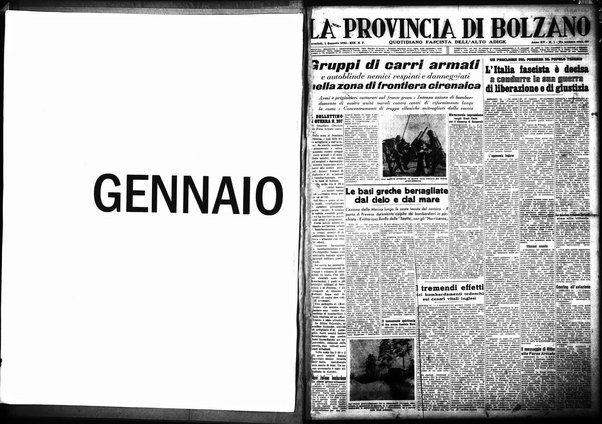 La provincia di Bolzano : quotidiano del Partito nazionale fascista