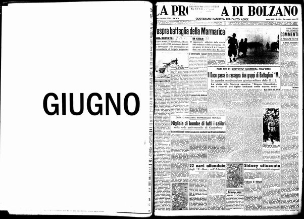 La provincia di Bolzano : quotidiano del Partito nazionale fascista