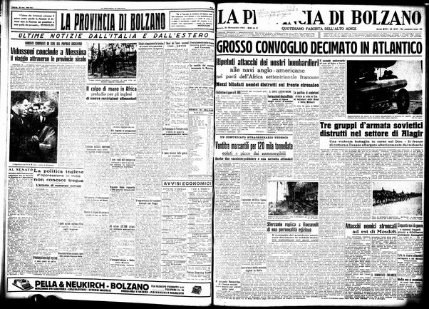 La provincia di Bolzano : quotidiano del Partito nazionale fascista