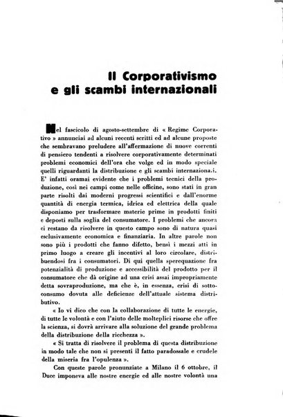 Il regime corporativo polemica