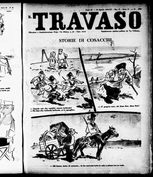 Il travaso : supplemento satirico, politico della Tribuna