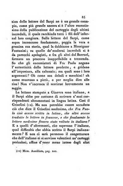 Continuazione delle Memorie di religione, di morale e di letteratura