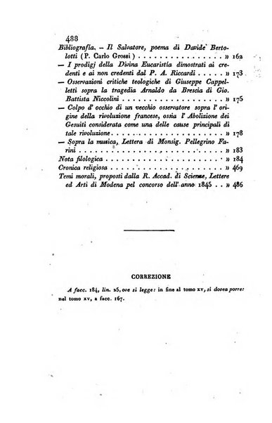 Continuazione delle Memorie di religione, di morale e di letteratura