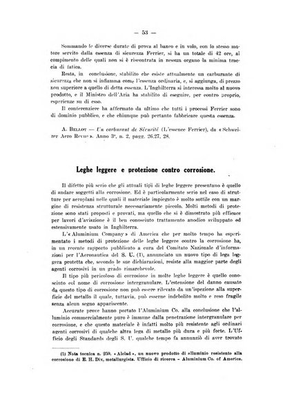 Notiziario tecnico di aeronautica