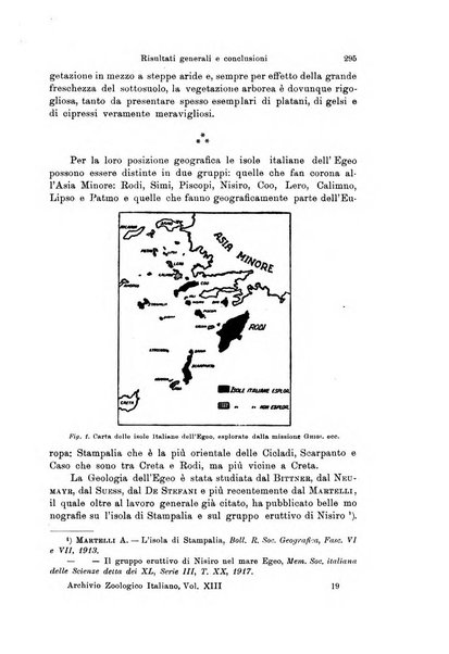 Archivio zoologico italiano pubblicato sotto gli auspicii della Unione Zoologica