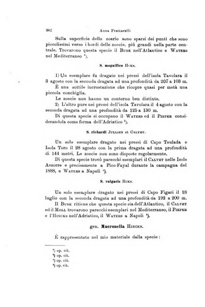 Archivio zoologico italiano pubblicato sotto gli auspicii della Unione Zoologica